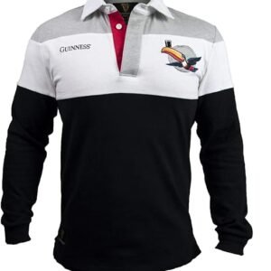 Guinness Long Sleeve Irish Rugby Jersey for Men