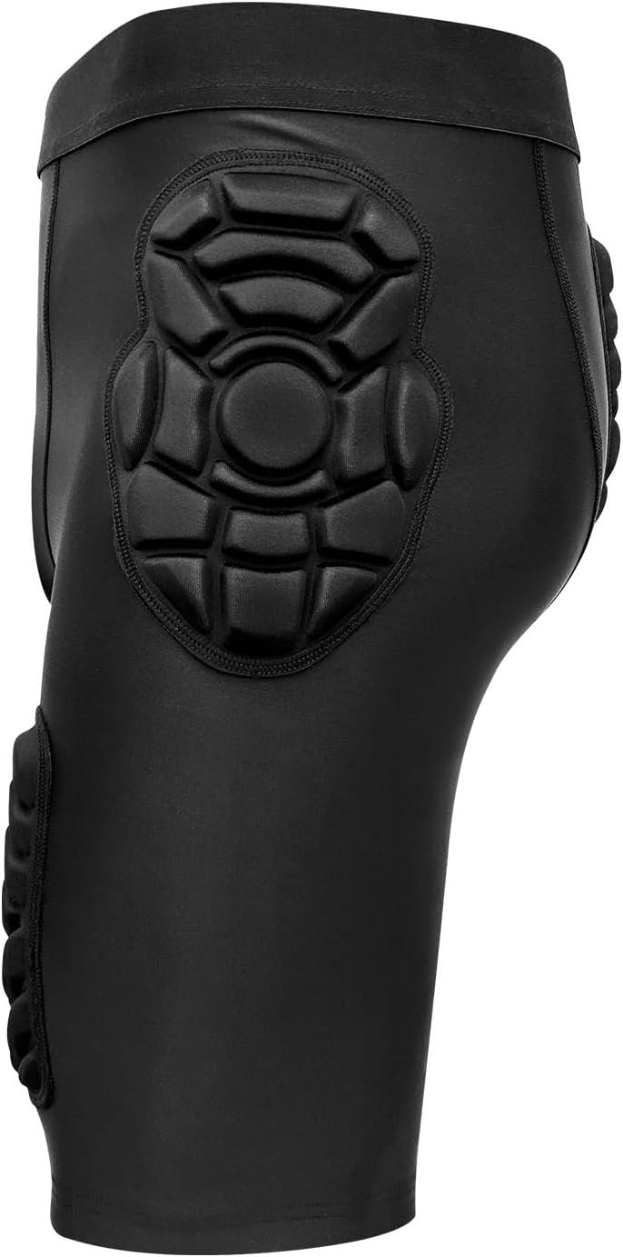 Tights with Hip,Thigh, Tailbone Padding, 5 Pad Football Girdle - Image 3