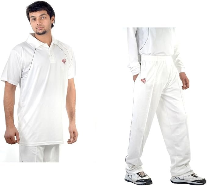 CW Cricket World Men/Boys/Youth Matrix White Dryfit Uniform