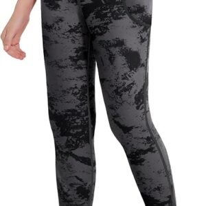 Zaclotre Girls Athletic Leggings Cross High Waisted