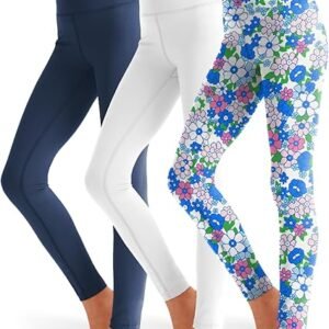 Girls  Leggings, Printed Ankle Length High Waisted