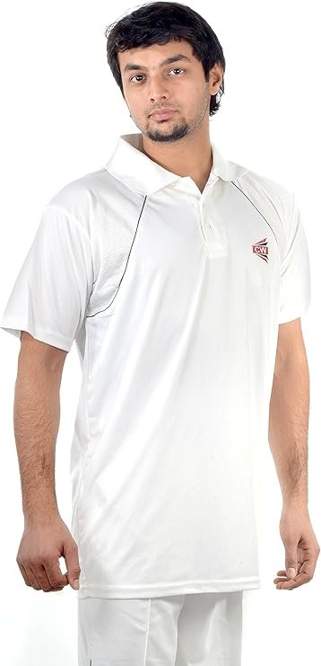 CW Cricket World Men/Boys/Youth Matrix White Dryfit Uniform - Image 2